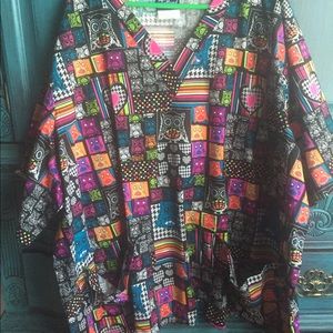 Plus Size Scrub Top